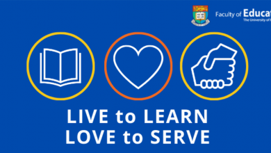Photo of HKU’s “LIVE to LEARN, LOVE to SERVE” Campaign