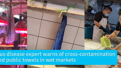 Photo of Infectious disease expert warns of cross-contamination by shared public towels in wet markets